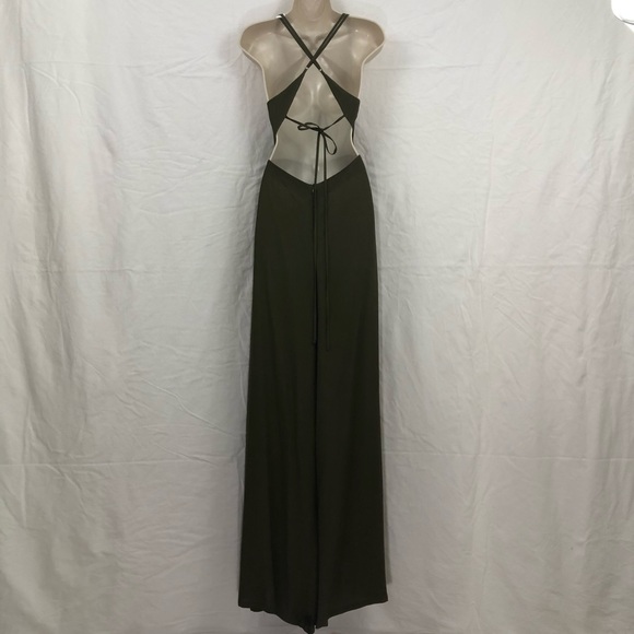 SOLD✨FLYNN SKYE Wide Leg Jumper in Army Inn Green - Picture 6 of 6